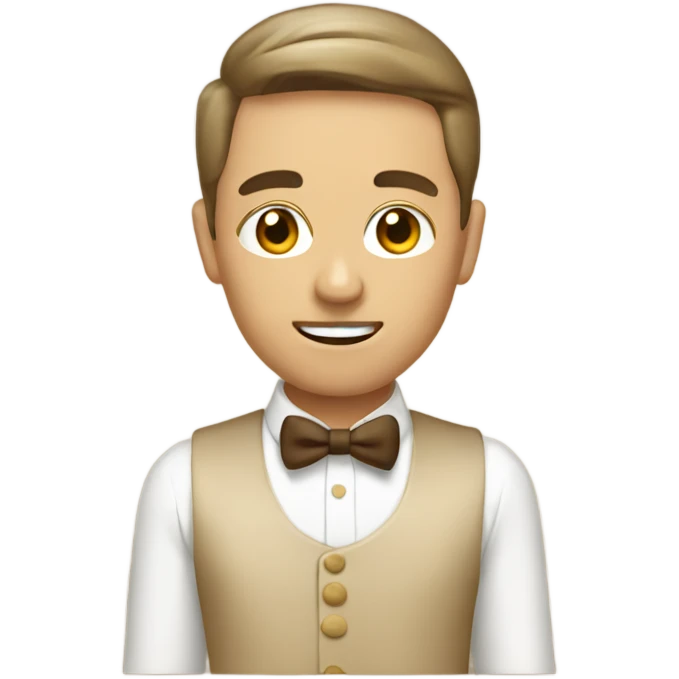 Beige dinner emoji