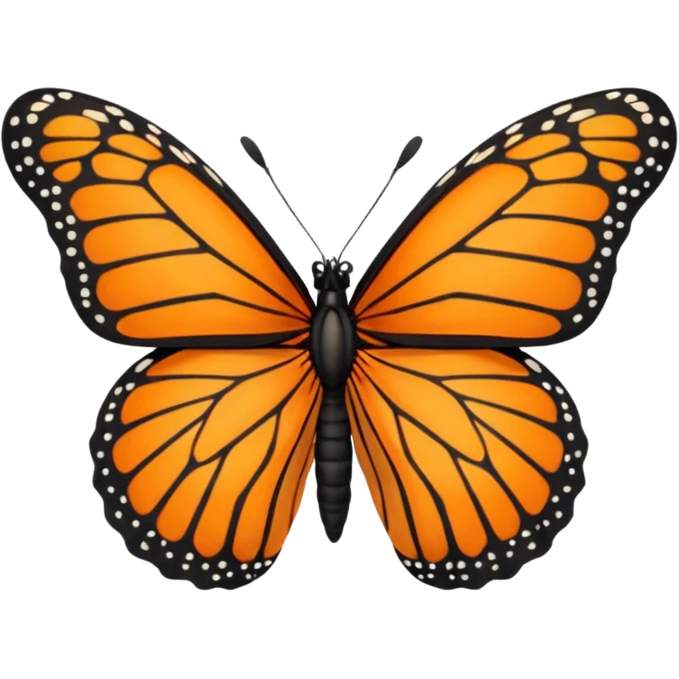 monarch butterfly emoji