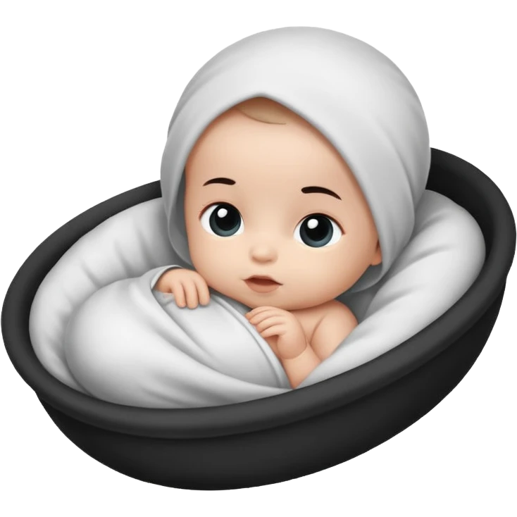Newborn B&W Photoshoot emoji