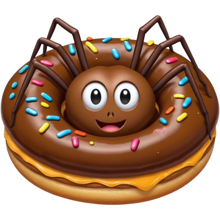 Spider Donut emoji