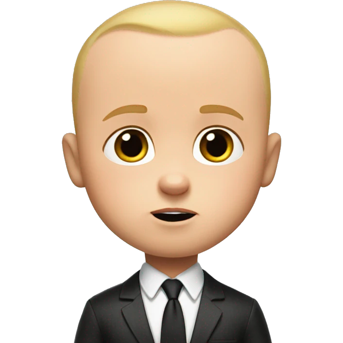 the boss baby with less hair emoji
