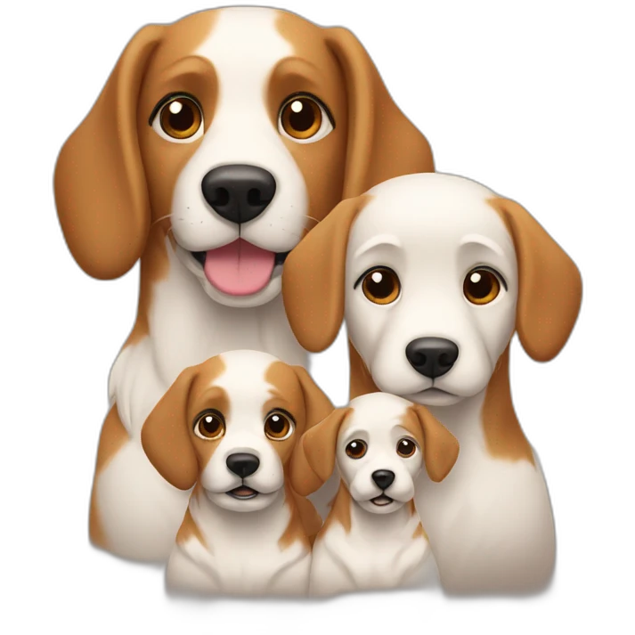 Dog family  emoji