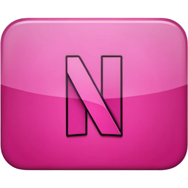 Pink netflix emoji
