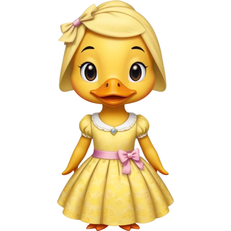 Pato con vestido  emoji