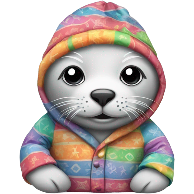 Seal in pyjamas  emoji