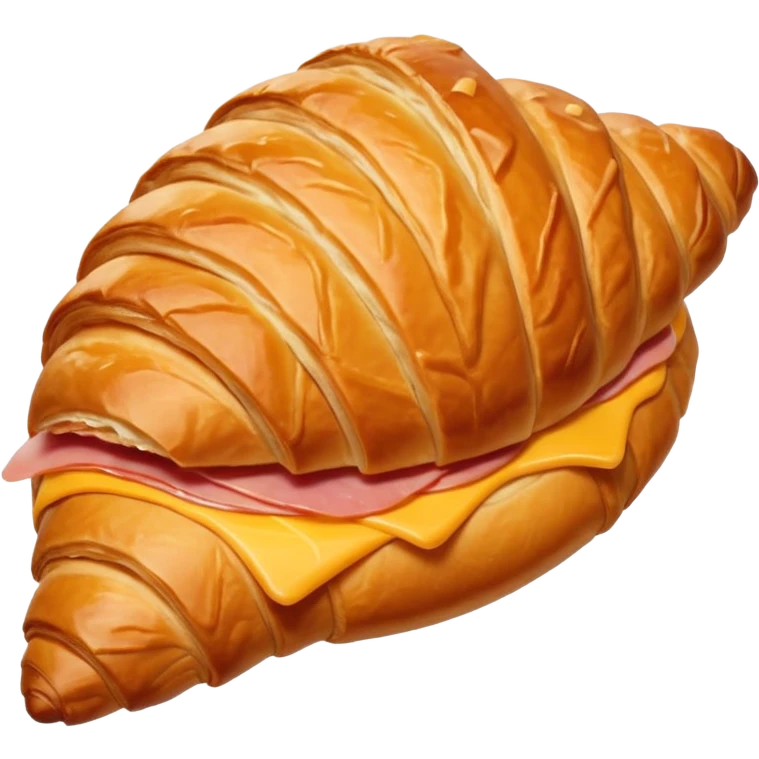 ham and cheese croissant emoji