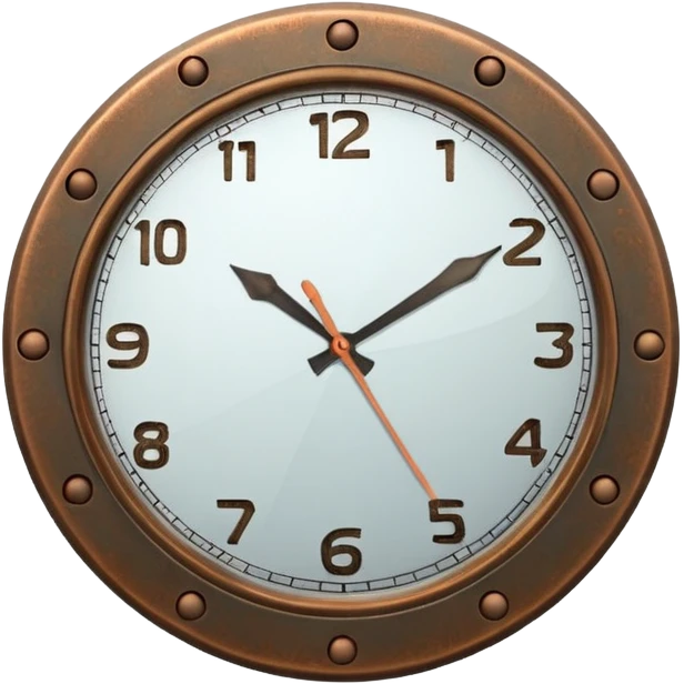 clock without hands emoji