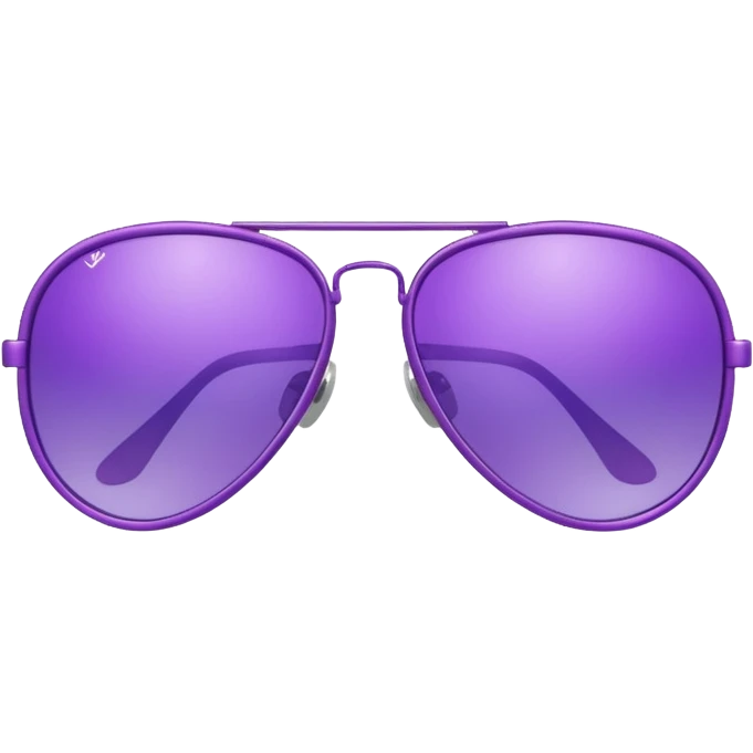Purple aviator sunglasses emoji
