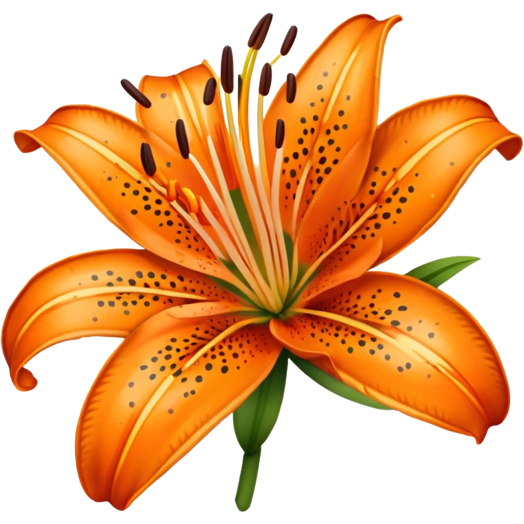tiger lily  emoji