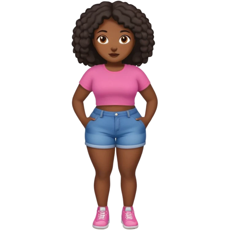 Black girl booty emoji