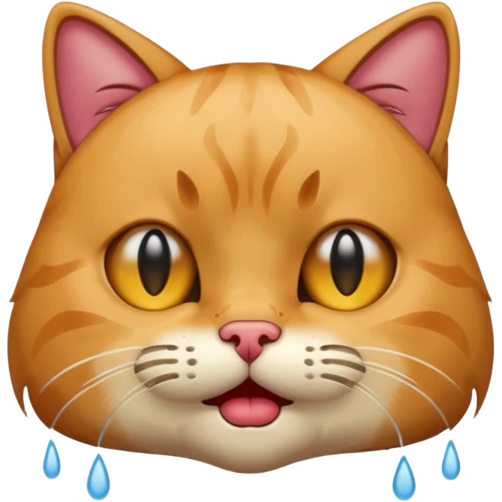 cat crying emoji