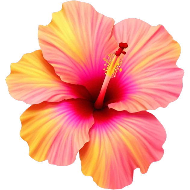 Hibiscus  emoji