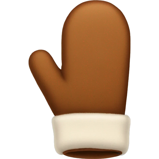 brown mittens emoji