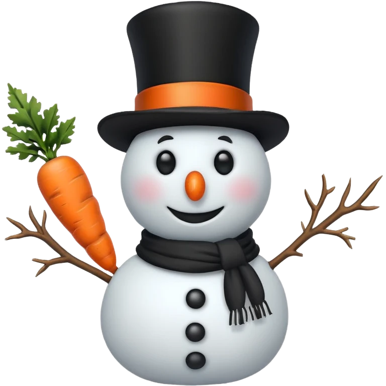 Snowman Character emoji