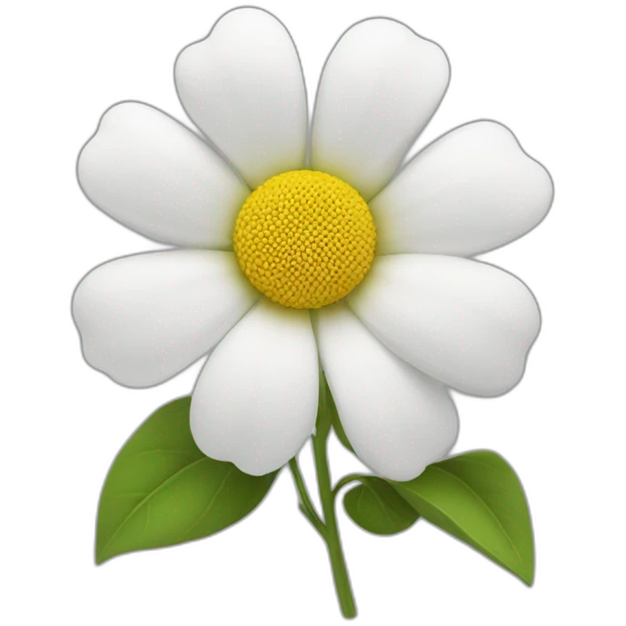 ‏Flower white 4k emoji