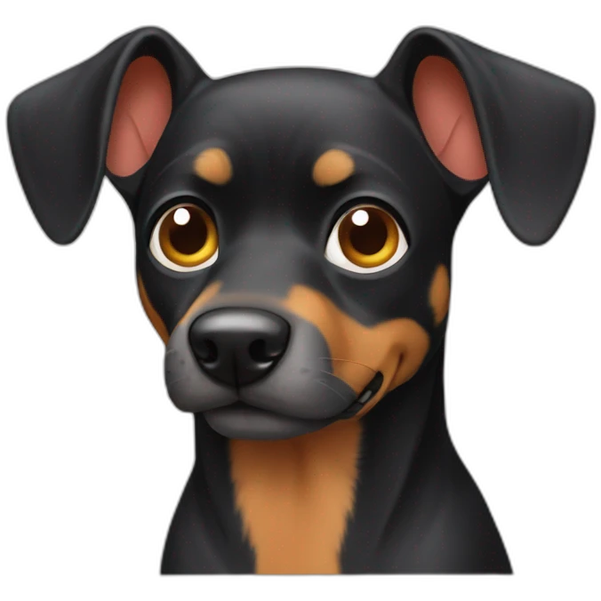 Pincher dog emoji
