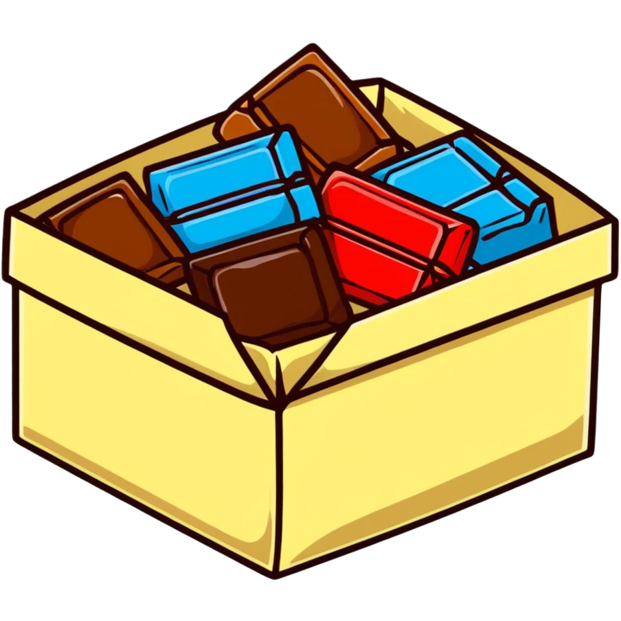 box of chocolates emoji