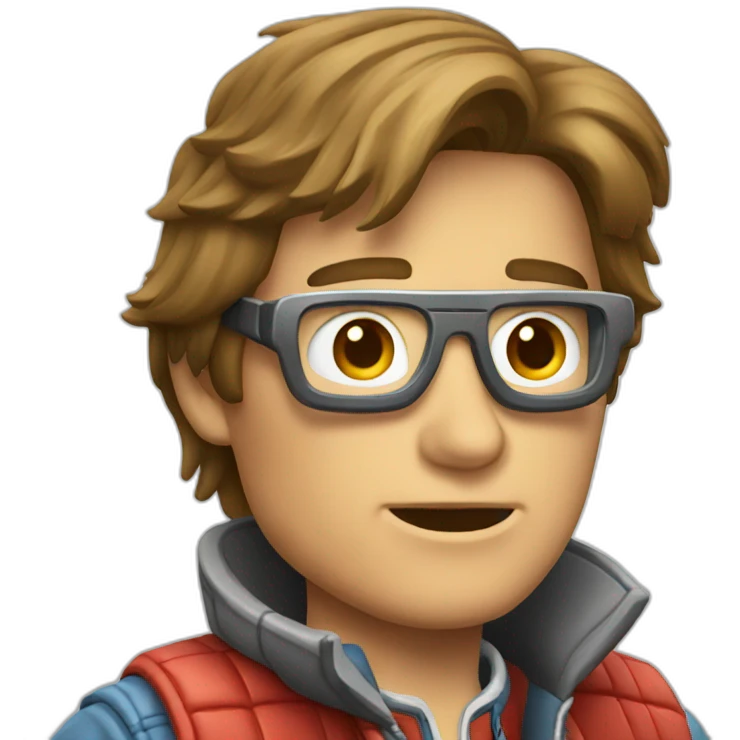 marty mcfly emoji