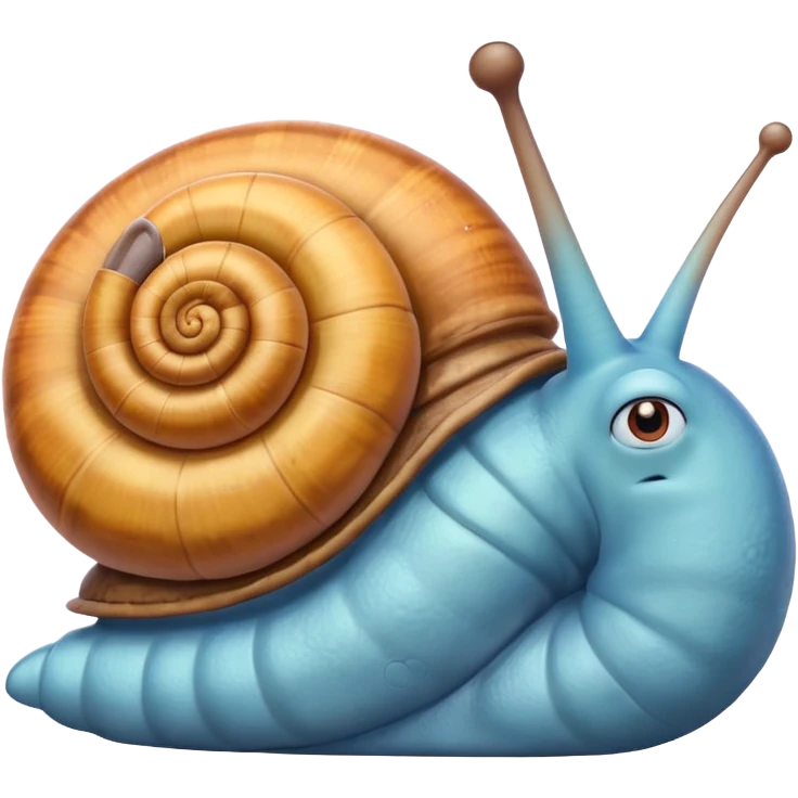 Gary the snail from Spongebob, sleeping emoji