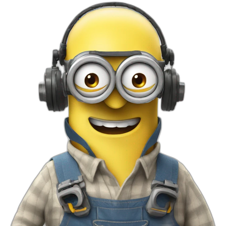 minions engineer movie character emoji