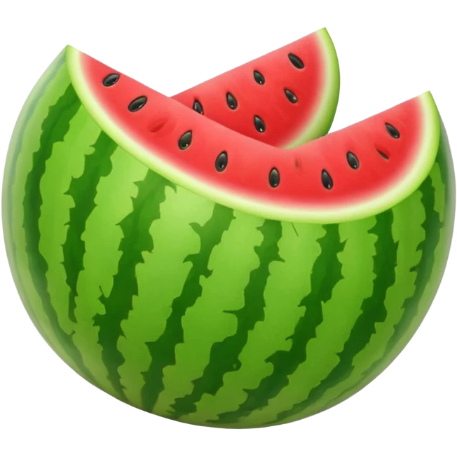 toony Watermelon emoji