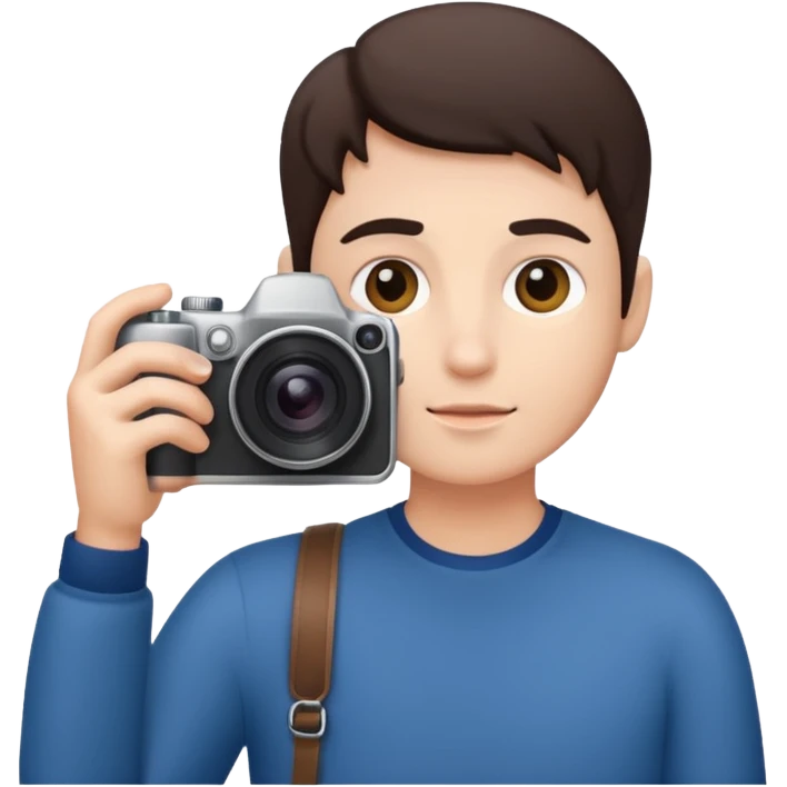 Resim çeken kefi emoji