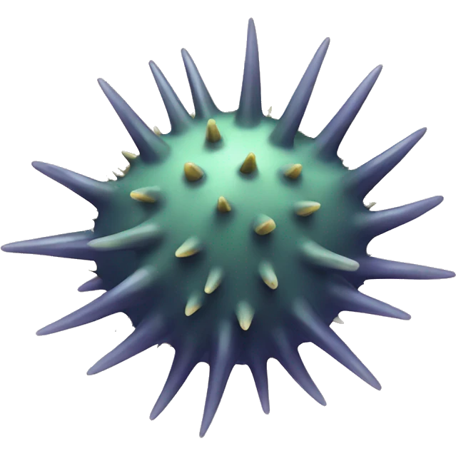 sea urchin pointy emoji