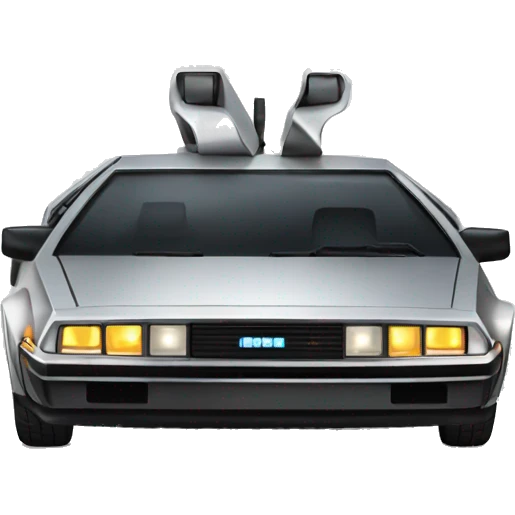 delorean emoji