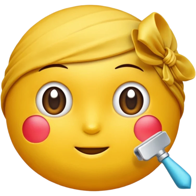 Свеча с бантиком  emoji