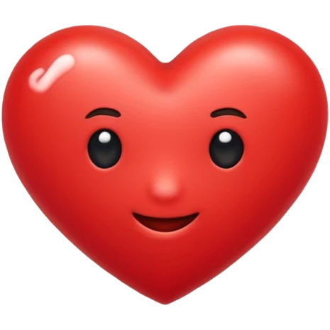 Crie um coração no formato de coração  emoji