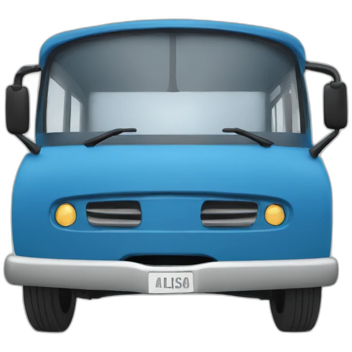 alsa bus blue emoji