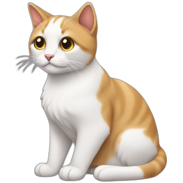 Waiting cat emoji