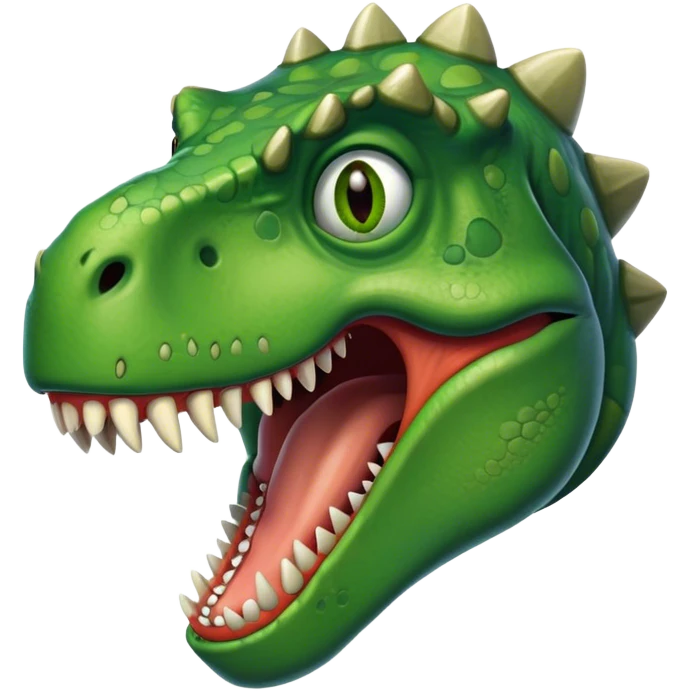 Trex smiling emoji