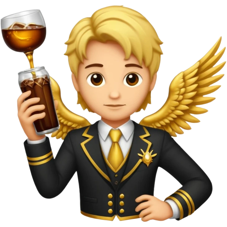 leon con alas y cola de escorpion emoji