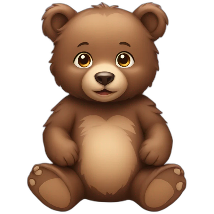 baby bear emoji