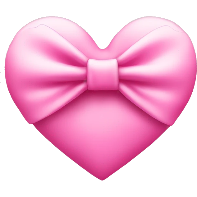 pink heart bow emoji