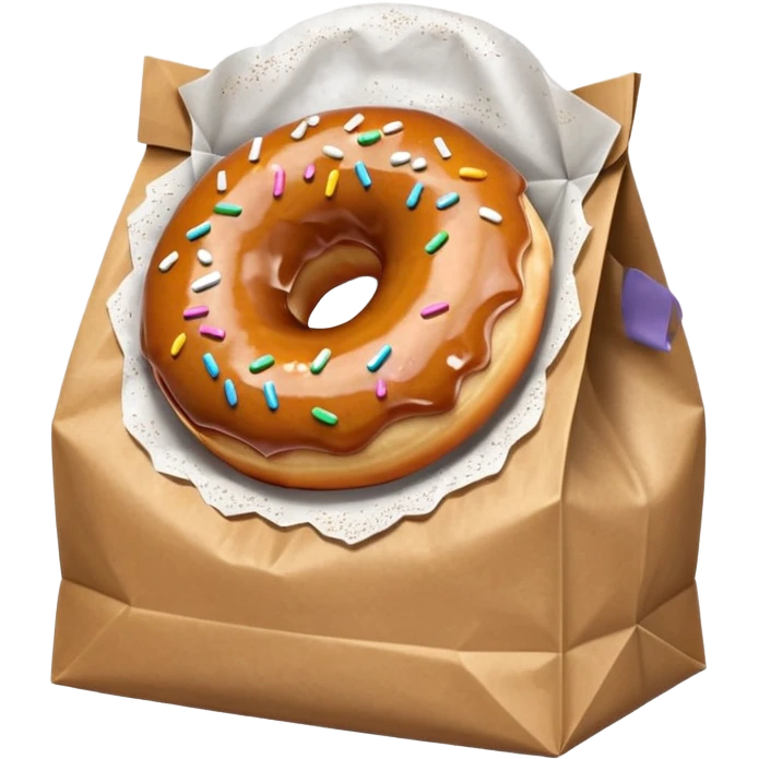 donut in paper bag emoji