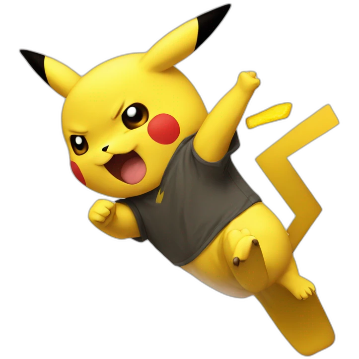 Pikachu punch emoji