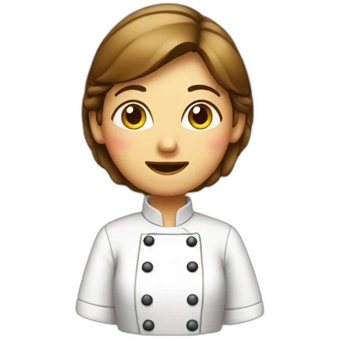 italian chef lady listening emoji
