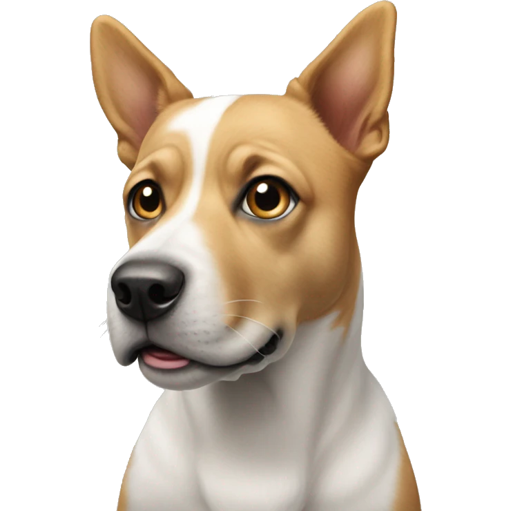 realistic dog in focus emoji