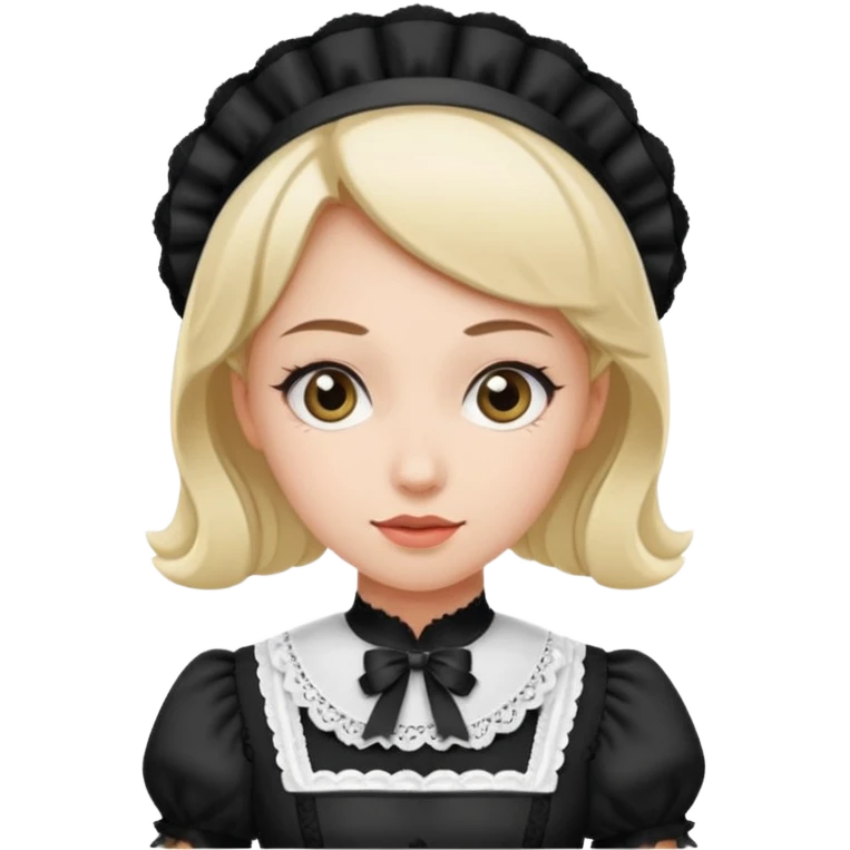 maid outfit emoji