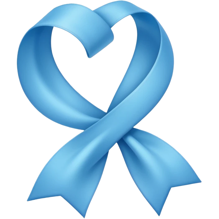 🎀 A light blue ribbon with this shape emoji
