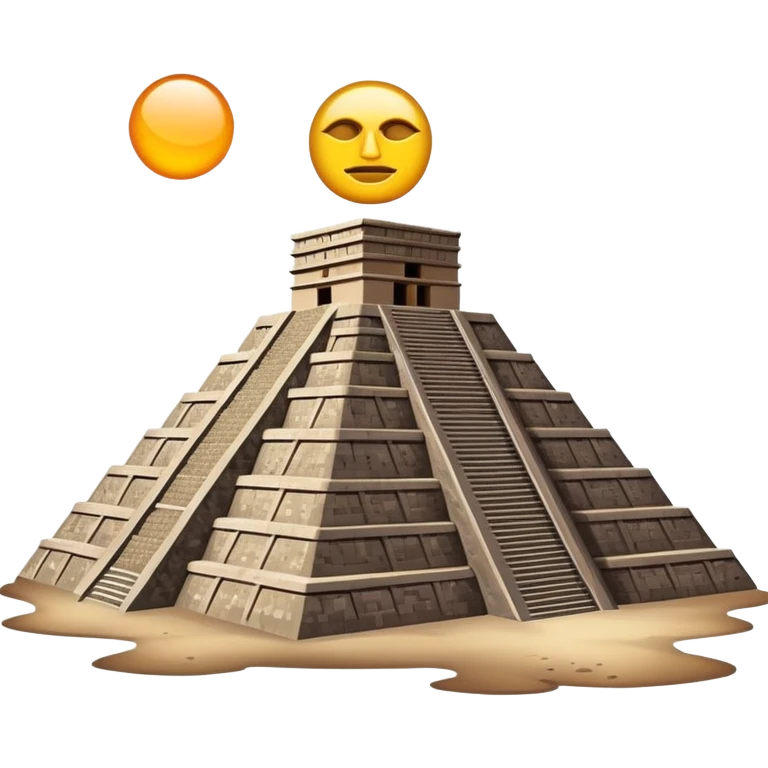Teotihuacan pyramid of the moon emoji