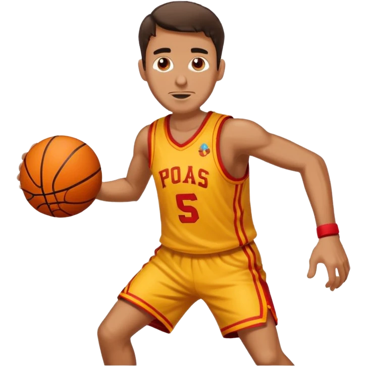 Spanish man basketball emoji