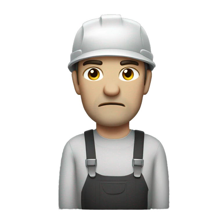grumpy mechanic emoji