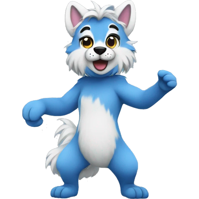 full-body fursuit emoji