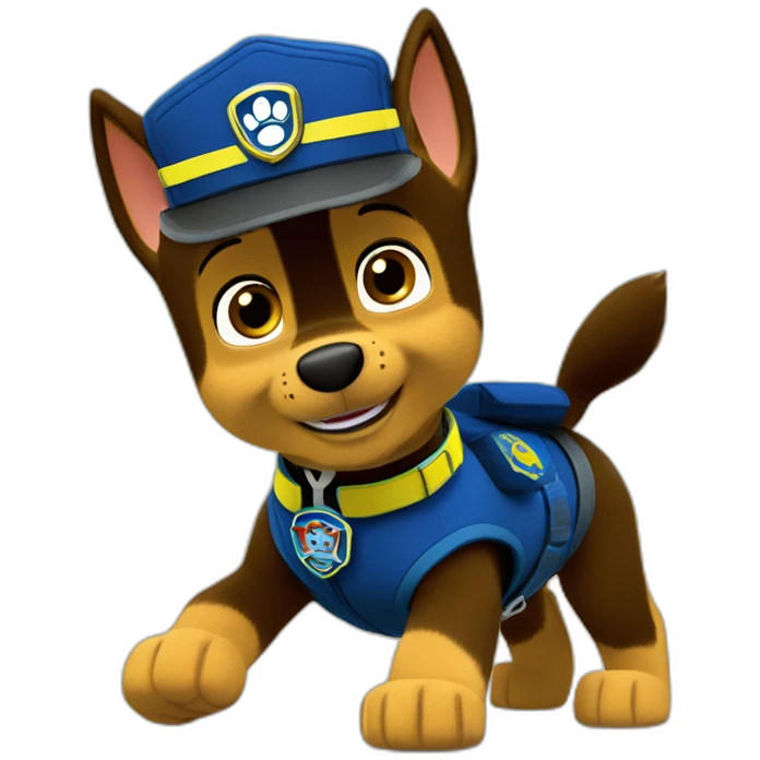 paw patrol chase emoji