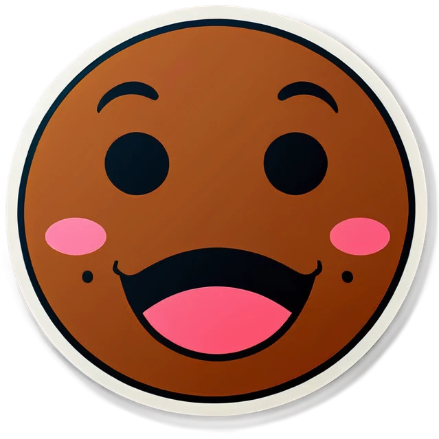 Happy sad face emoji