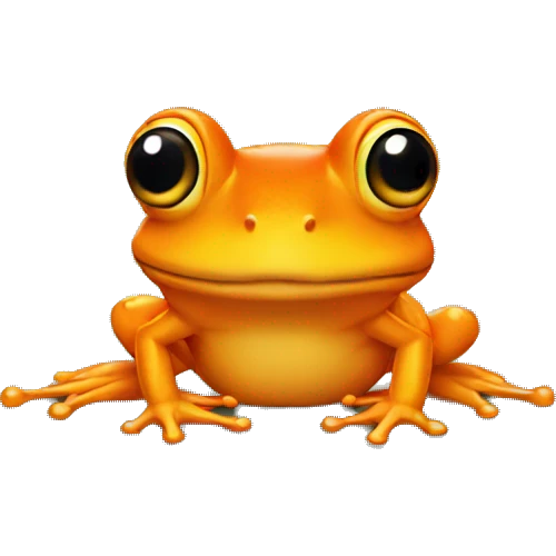 orange frog emoji
