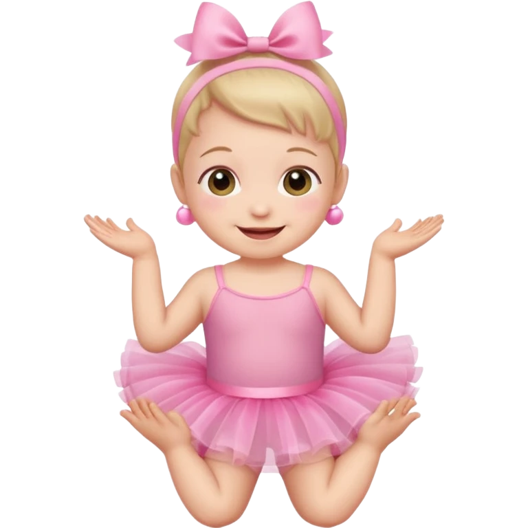 Baby in tutu emoji